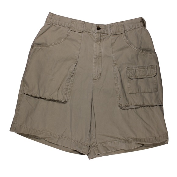 Eddie Bauer Pants - Eddie Bauer Shorts Womens 12 Beige Pockets Darrington Utility Hiking - 30.25x8.5